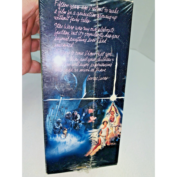 Vintage CBS Fox 1992 VHS Star Wars Trilogy Box Set SEALED NEW - Picture 8 of 10